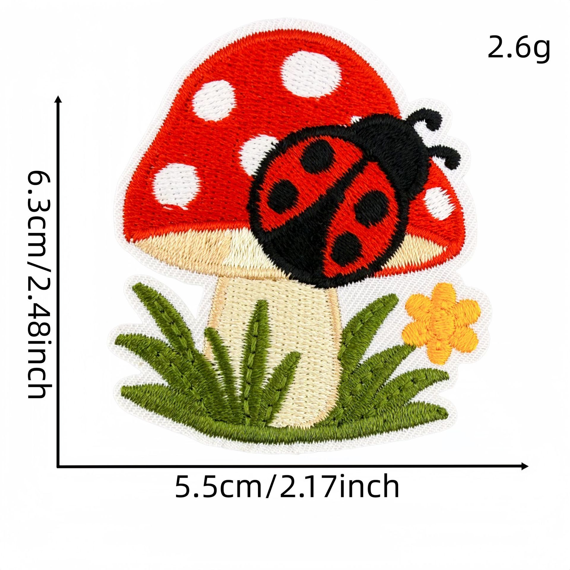 10Pcs Cartoon Ladybug Embroide - Embroidery Lady Bug 评论和价格