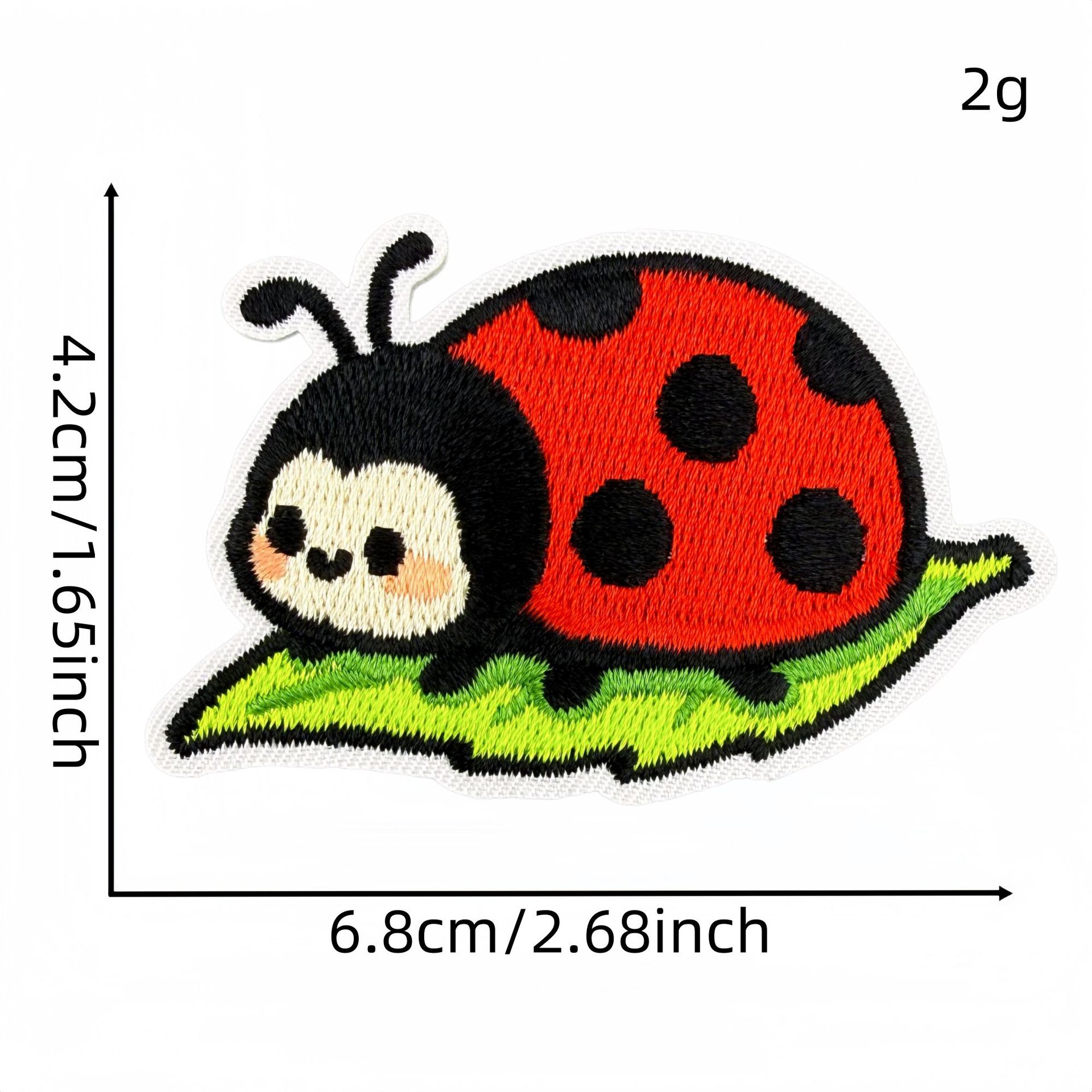 10Pcs Cartoon Ladybug Embroide - Embroidery Lady Bug 评论和价格