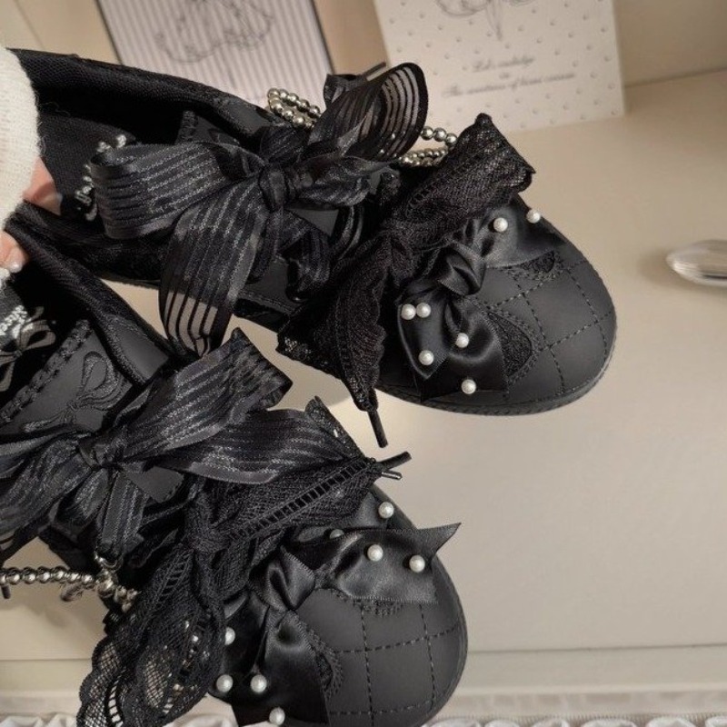 Fashion Sweet Lolita Flat Snea - Embroidery Garments 评论和价格