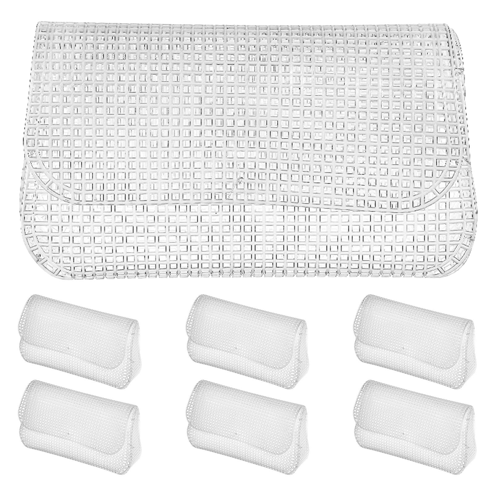 7pcs Flexible Cuttable Plastic - Embroidery Bag 评论和价格