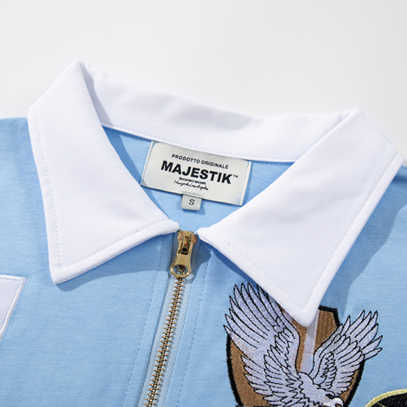 American Fashion Brand MAJESTI - Embroidery Design Logo 评论和价格