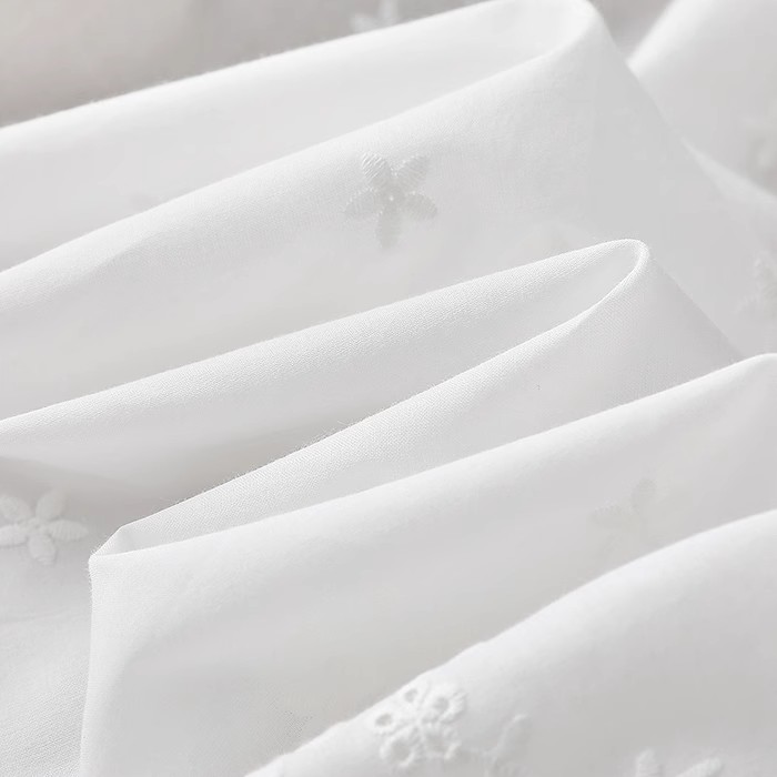 1yard hollow flower cotton tis - Embroidery Cotton Shirt 评论和价格