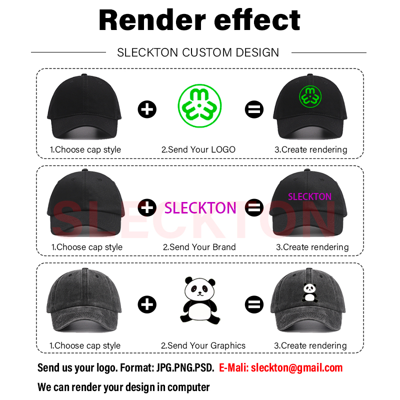 SLECKTON Logo Custom Baseball  - Embroidery Design Logo 评论和价格