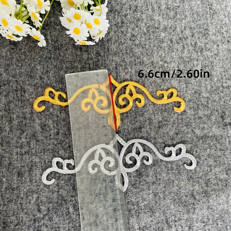 5PCS Patterned Embroidered Fab - Embroidery Meaning 评论和价格