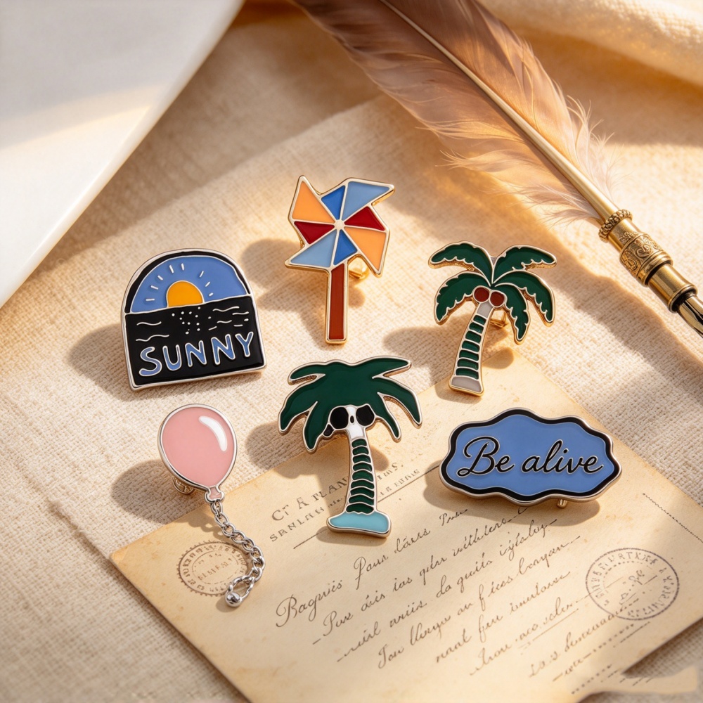 Romantic Sea Sunrise Pins Broo - Embroidery Bali 评论和价格