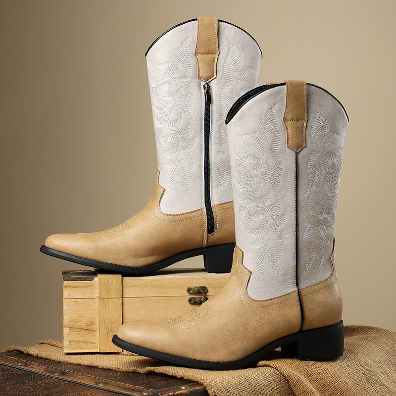 NEW Men High Boots Embroidery  - Embroidery Garments 评论和价格