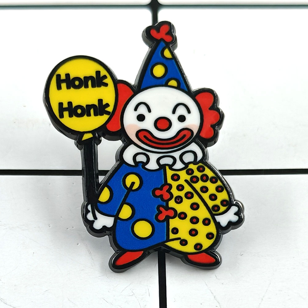 Cute Honk Clown Brooch Wave Po - Embroidery Bali 评论和价格